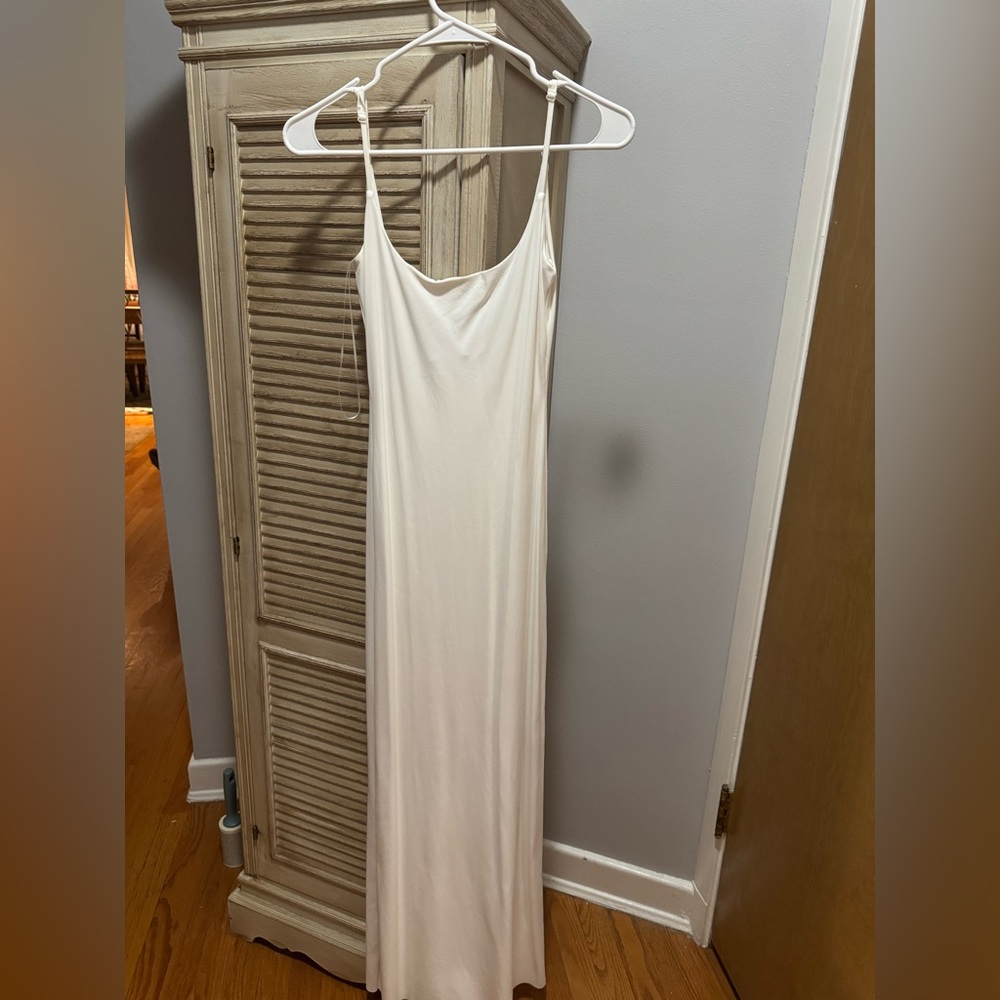 Zara white maxi dress